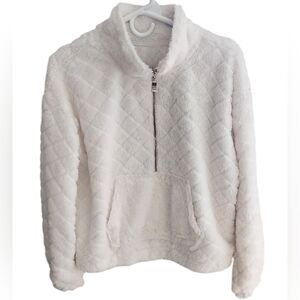 "Gucci" Cropped Soft Fur Pullover